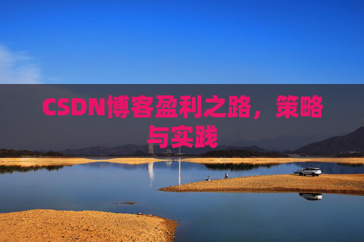 CSDN博客盈利之路，策略与实践